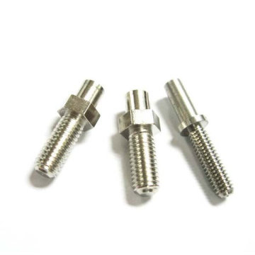 Hexagonal M8 Thread Nickel Plating Steel Tornillo y tuerca de rueda